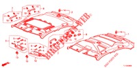 DACHVERKLEIDUNG  für Honda ACCORD DIESEL 2.2 LUXURY H 4 Türen 6 gang-Schaltgetriebe 2013