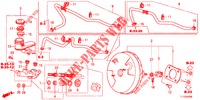 HAUPTBREMSZYLINDER/MASTER POWER (LH) für Honda ACCORD DIESEL 2.2 LUXURY H 4 Türen 6 gang-Schaltgetriebe 2013