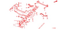 HINTERER STOSSFAENGER  für Honda ACCORD DIESEL 2.2 LUXURY H 4 Türen 6 gang-Schaltgetriebe 2013