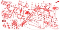 INSTRUMENT, ZIERSTUECK (COTE DE PASSAGER) (LH) für Honda ACCORD DIESEL 2.2 LUXURY H 4 Türen 6 gang-Schaltgetriebe 2013