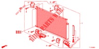 KLIMAANLAGE (CONDENSATEUR) (DIESEL) für Honda ACCORD DIESEL 2.2 LUXURY H 4 Türen 6 gang-Schaltgetriebe 2013