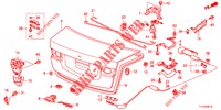 KOFFERRAUMDECKEL(4D)  für Honda ACCORD DIESEL 2.2 LUXURY H 4 Türen 6 gang-Schaltgetriebe 2013