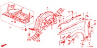 KOTFLUEGEL, VORNE  für Honda ACCORD DIESEL 2.2 LUXURY H 4 Türen 6 gang-Schaltgetriebe 2013