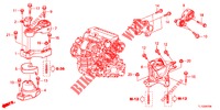 MOTORBEFESTIGUNGEN (DIESEL) (MT) für Honda ACCORD DIESEL 2.2 LUXURY H 4 Türen 6 gang-Schaltgetriebe 2013