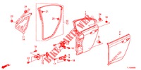 TUERBLECHE, HINTEN(4D)  für Honda ACCORD DIESEL 2.2 LUXURY H 4 Türen 6 gang-Schaltgetriebe 2013