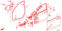 TUERTAFELN, VORNE(2D)  für Honda ACCORD DIESEL 2.2 LUXURY H 4 Türen 6 gang-Schaltgetriebe 2013