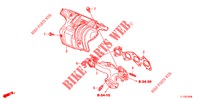 AUSPUFFKRUEMMER (DIESEL) für Honda ACCORD DIESEL 2.2 S 4 Türen 6 gang-Schaltgetriebe 2013