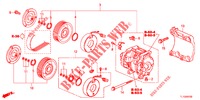 KLIMAANLAGE (COMPRESSEUR) (DIESEL) für Honda ACCORD DIESEL 2.2 S 4 Türen 6 gang-Schaltgetriebe 2013