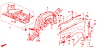 KOTFLUEGEL, VORNE  für Honda ACCORD DIESEL 2.2 S 4 Türen 6 gang-Schaltgetriebe 2013