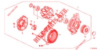 LICHTMASCHINE (DENSO) (DIESEL) für Honda ACCORD DIESEL 2.2 S 4 Türen 6 gang-Schaltgetriebe 2013