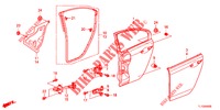 TUERBLECHE, HINTEN(4D)  für Honda ACCORD DIESEL 2.2 S 4 Türen 6 gang-Schaltgetriebe 2013