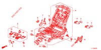 VORNE SITZKOMPONENTEN (D.) (SIEGE REGLAGE MANUEL) für Honda ACCORD DIESEL 2.2 S 4 Türen 6 gang-Schaltgetriebe 2013