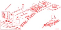 WERKZEUGE/WAGENHEBER  für Honda ACCORD DIESEL 2.2 S 4 Türen 6 gang-Schaltgetriebe 2013