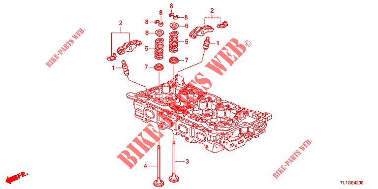 VENTIL/KIPPHEBEL (DIESEL) für Honda ACCORD DIESEL 2.2 S 4 Türen 6 gang-Schaltgetriebe 2013
