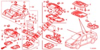 INNENLEUCHTE (2) für Honda ACCORD DIESEL 2.2 S 4 Türen 5 gang automatikgetriebe 2013