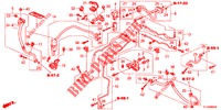 KLIMAANLAGE (FLEXIBLES/TUYAUX) (DIESEL) (LH) für Honda ACCORD DIESEL 2.2 S 4 Türen 5 gang automatikgetriebe 2013