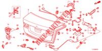 KOFFERRAUMDECKEL(4D)  für Honda ACCORD DIESEL 2.2 S 4 Türen 5 gang automatikgetriebe 2013