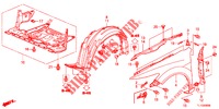 KOTFLUEGEL, VORNE  für Honda ACCORD DIESEL 2.2 S 4 Türen 5 gang automatikgetriebe 2013