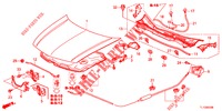 MOTORHAUBE (LH) für Honda ACCORD DIESEL 2.2 S 4 Türen 5 gang automatikgetriebe 2013