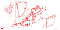 TUERBLECHE, HINTEN(4D)  für Honda ACCORD DIESEL 2.2 S 4 Türen 5 gang automatikgetriebe 2013