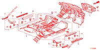 BODENMATTE/ISOLATOR  für Honda ACCORD DIESEL 2.2 SH 4 Türen 6 gang-Schaltgetriebe 2013