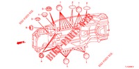 GUMMITUELLE (INFERIEUR) für Honda ACCORD DIESEL 2.2 SH 4 Türen 6 gang-Schaltgetriebe 2013