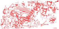 INSTRUMENTENBRETT, OBEN (LH) für Honda ACCORD DIESEL 2.2 SH 4 Türen 6 gang-Schaltgetriebe 2013