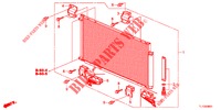 KLIMAANLAGE (CONDENSATEUR) (DIESEL) für Honda ACCORD DIESEL 2.2 SH 4 Türen 6 gang-Schaltgetriebe 2013