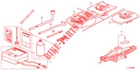 WERKZEUGE/WAGENHEBER  für Honda ACCORD DIESEL 2.2 SH 4 Türen 6 gang-Schaltgetriebe 2013