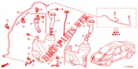 WINDSCHUTZSCHEIBENWASCHER (2D)  für Honda ACCORD DIESEL 2.2 SH 4 Türen 6 gang-Schaltgetriebe 2013