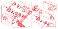 ANLASSER (MITSUBA) (2.4L) für Honda ACCORD 2.4 EXECUTIVE 4 Türen 6 gang-Schaltgetriebe 2013