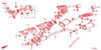 AUSPUFFROHR (2.4L) für Honda ACCORD 2.4 EXECUTIVE 4 Türen 6 gang-Schaltgetriebe 2013