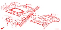 DACHVERKLEIDUNG  für Honda ACCORD 2.4 EXECUTIVE 4 Türen 6 gang-Schaltgetriebe 2013
