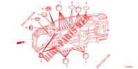GUMMITUELLE (INFERIEUR) für Honda ACCORD 2.4 EXECUTIVE 4 Türen 6 gang-Schaltgetriebe 2013