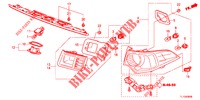 HECKLEUCHTE/KENNZEICHENBELEUCHTUNG (PGM FI)  für Honda ACCORD 2.4 EXECUTIVE 4 Türen 6 gang-Schaltgetriebe 2013