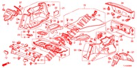 HINTERE ABLAGE/SEITENVERKLEIDUNG (4D)  für Honda ACCORD 2.4 EXECUTIVE 4 Türen 6 gang-Schaltgetriebe 2013