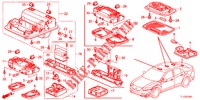 INNENLEUCHTE (2) für Honda ACCORD 2.4 EXECUTIVE 4 Türen 6 gang-Schaltgetriebe 2013