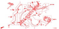 KLIMAANLAGE (FLEXIBLES/TUYAUX) (2.4L) (LH) für Honda ACCORD 2.4 EXECUTIVE 4 Türen 6 gang-Schaltgetriebe 2013