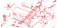 KOFFERRAUMDECKEL(4D)  für Honda ACCORD 2.4 EXECUTIVE 4 Türen 6 gang-Schaltgetriebe 2013