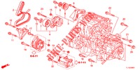 MOTORHALTERUNG (2.4L) für Honda ACCORD 2.4 EXECUTIVE 4 Türen 6 gang-Schaltgetriebe 2013