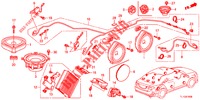 RADIOANTENNE/LAUTSPRECHER (LH) für Honda ACCORD 2.4 EXECUTIVE 4 Türen 6 gang-Schaltgetriebe 2013