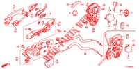 TUERSCHLOESSER, HINTEN/AEUSSERER GRIFF  für Honda ACCORD 2.4 EXECUTIVE 4 Türen 6 gang-Schaltgetriebe 2013