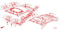 DACHVERKLEIDUNG  für Honda ACCORD 2.4 EXECUTIVE 4 Türen 5 gang automatikgetriebe 2013