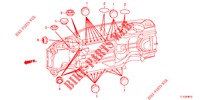 GUMMITUELLE (INFERIEUR) für Honda ACCORD 2.4 EXECUTIVE 4 Türen 5 gang automatikgetriebe 2013