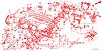 INSTRUMENTENBRETT, OBEN (LH) für Honda ACCORD 2.4 EXECUTIVE 4 Türen 5 gang automatikgetriebe 2013
