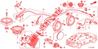 RADIOANTENNE/LAUTSPRECHER (LH) für Honda ACCORD 2.4 EXECUTIVE 4 Türen 5 gang automatikgetriebe 2013