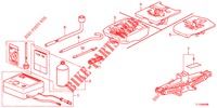 WERKZEUGE/WAGENHEBER  für Honda ACCORD 2.4 EXECUTIVE 4 Türen 5 gang automatikgetriebe 2013