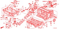 ZYLINDERBLOCK/OELWANNE (2.4L) für Honda ACCORD 2.4 EXECUTIVE 4 Türen 5 gang automatikgetriebe 2013