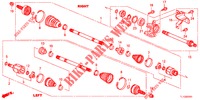 ANTRIEBSWELLE, VORNE/HALBWELLE (2.4L) für Honda ACCORD 2.4 S 4 Türen 6 gang-Schaltgetriebe 2013