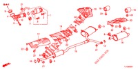 AUSPUFFROHR (2.4L) für Honda ACCORD 2.4 S 4 Türen 6 gang-Schaltgetriebe 2013